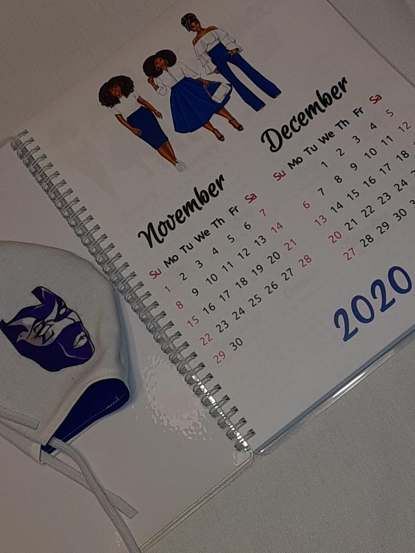 Zeta Phi Beta Sorority inspired themed notebooks