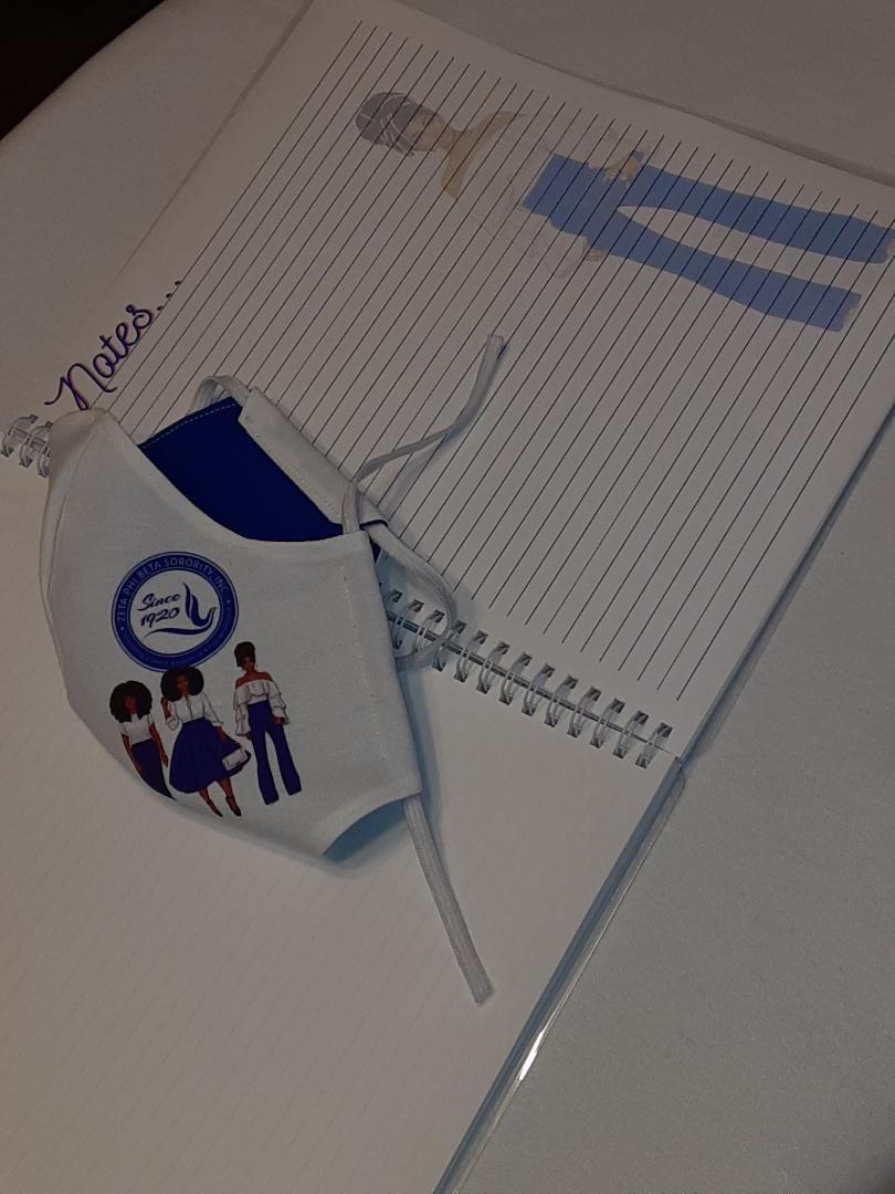 Zeta Phi Beta Sorority inspired themed notebooks