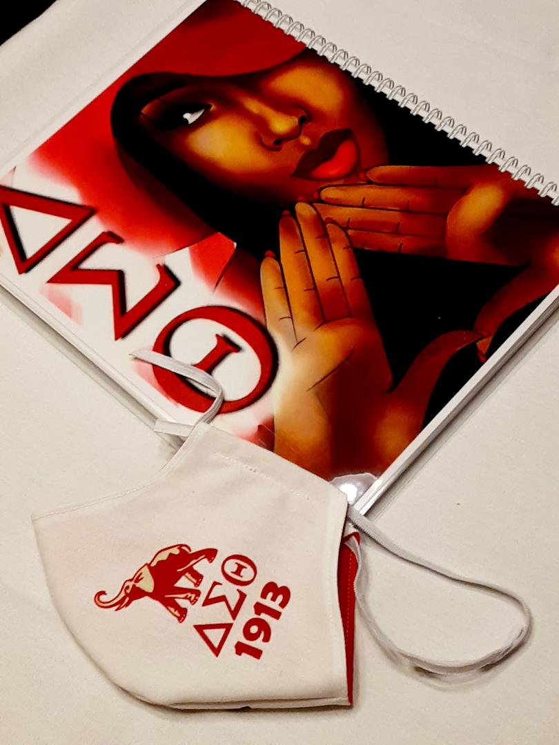 Delta Sorority inspired themed notebooks
