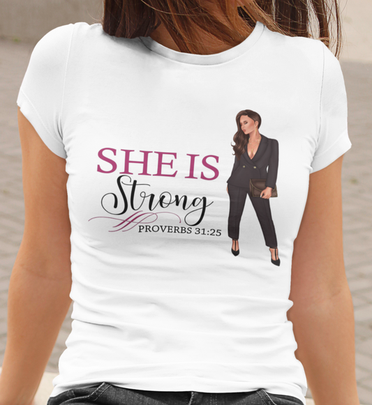 $50 "She is Strong" Caucasian/Latino (Long hair style) bundle