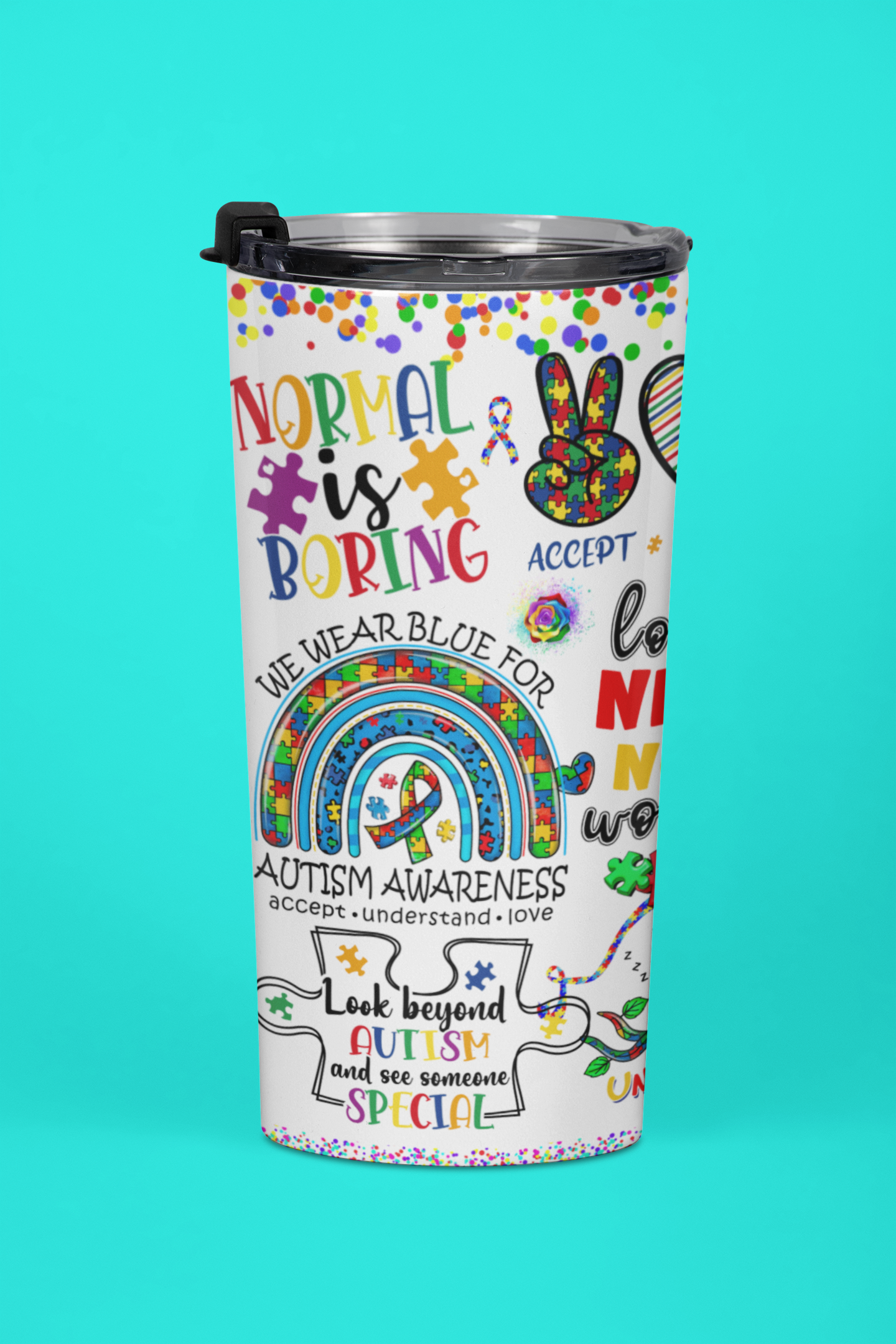 Autism awareness 20 oz. tumbler
