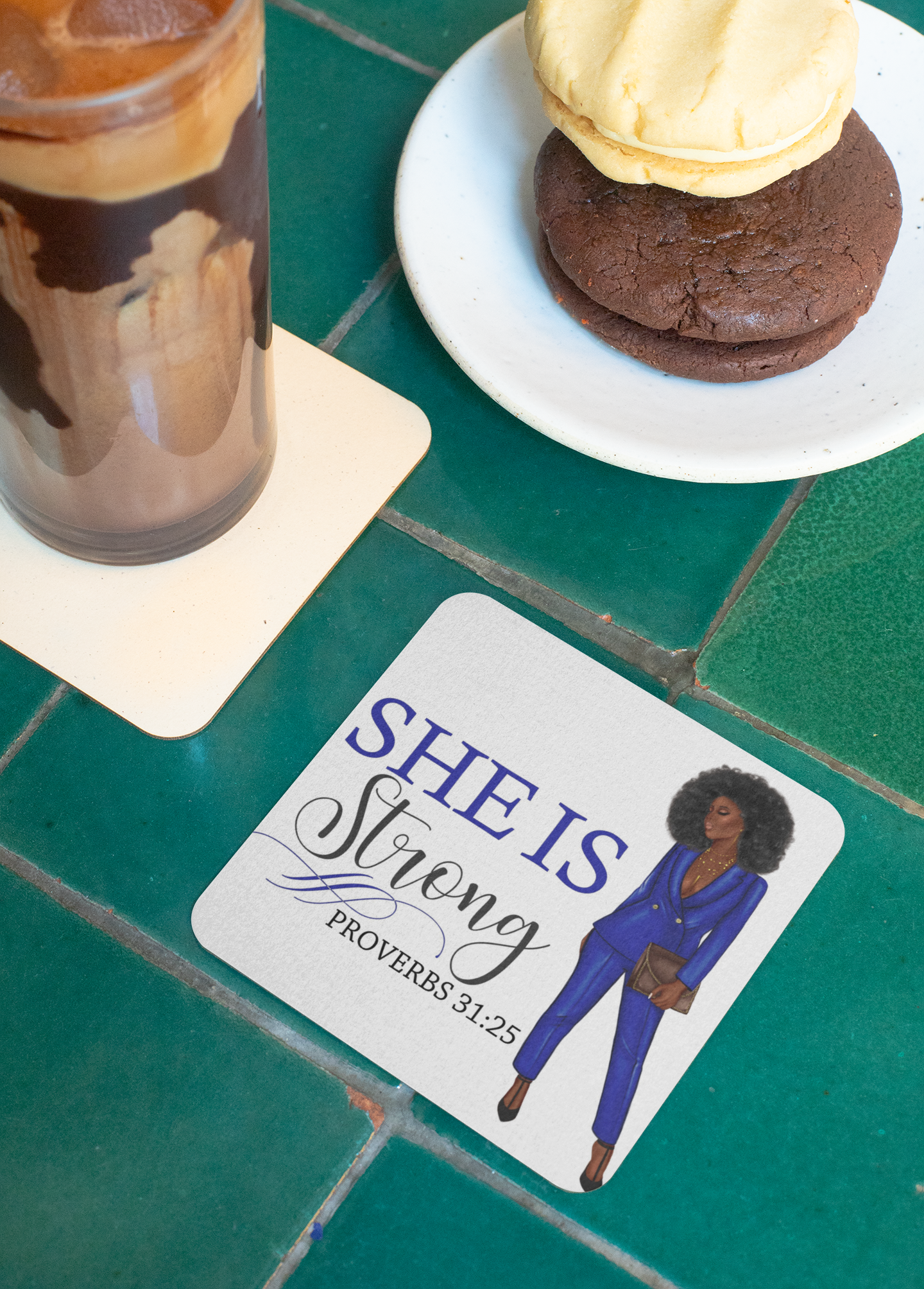 $50 "She is Strong" African American (AFRO hair style) bundle