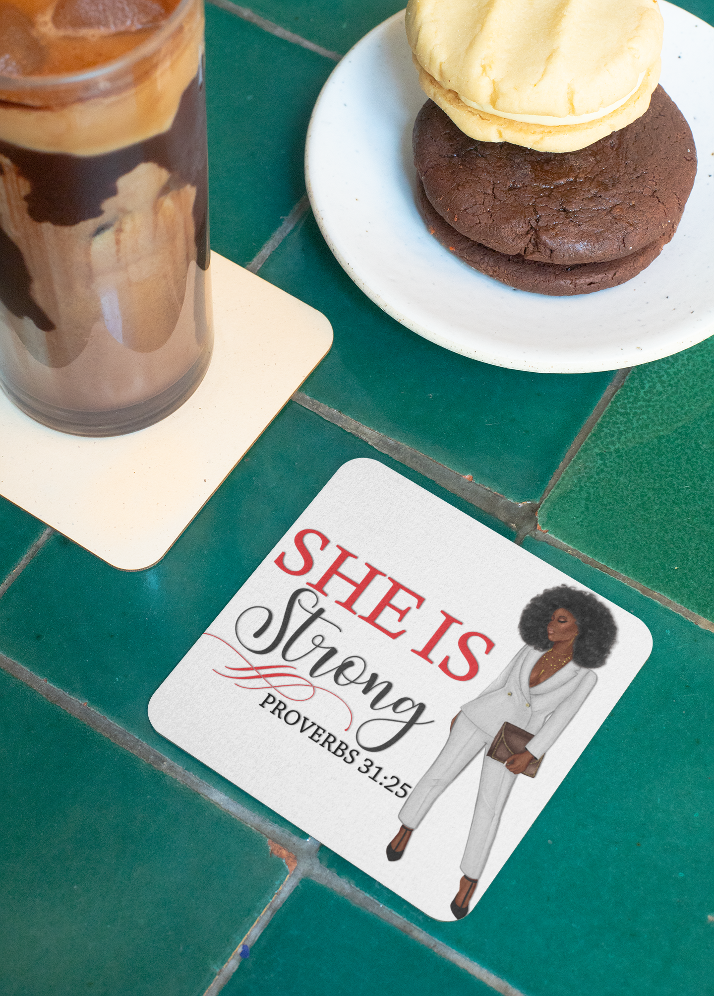 $50 "She is Strong" African American (AFRO hair style) bundle