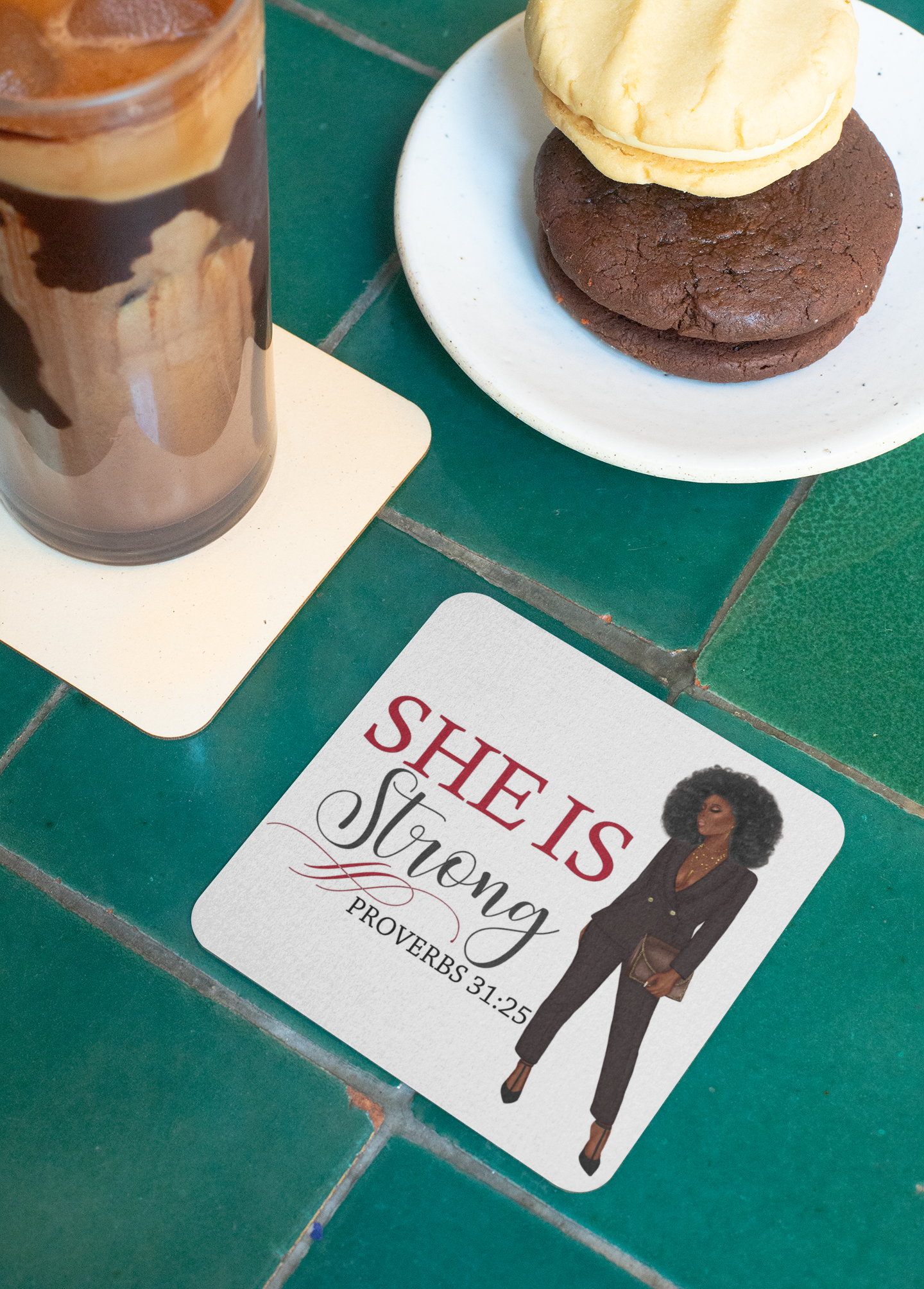 $50 "She is Strong" Caucasian/Latino (Bob hair style) bundle