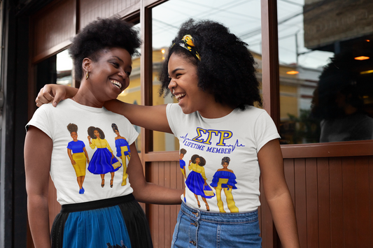 Sigma Gamma Rho sorority short sleeved T shirt